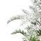 17.5" Unlit Flocked Artificial Christmas Tree with Burlap Base